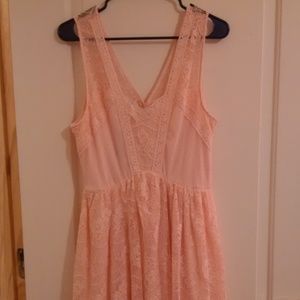 Maurice's Pink Lace Dress